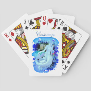 Jeu De Cartes Sirène blanche assise Thunder_Cove