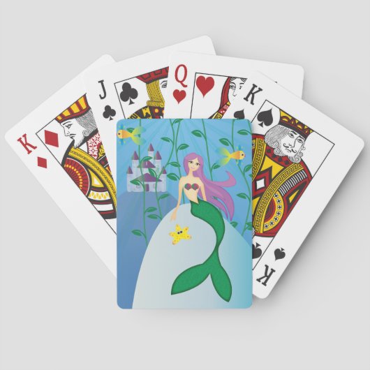 Jeu De Cartes Sirène mignonne (dos)