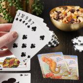 Jeu De Cartes sirènes d'or jouant aux cartes (In Situ)