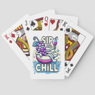 Jeu De Cartes Siroter Et Refroidir