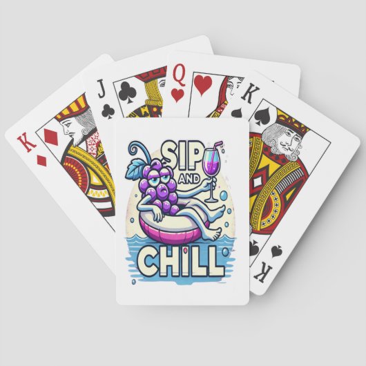 Jeu De Cartes Siroter Et Refroidir (dos)