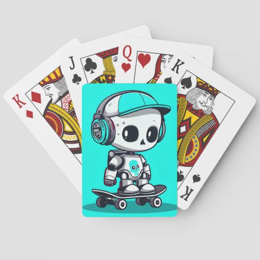 Jeu De Cartes Skate SkullBot (dos)