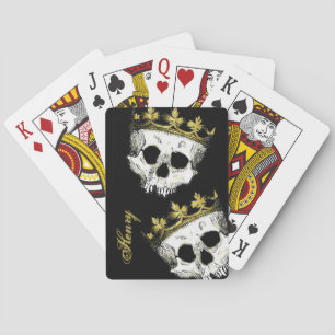 Jeu De Cartes Skeleton King Skuls Jouer Des Cartes