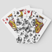 Jeu De Cartes Skeleton Skull Art Pattern (dos)