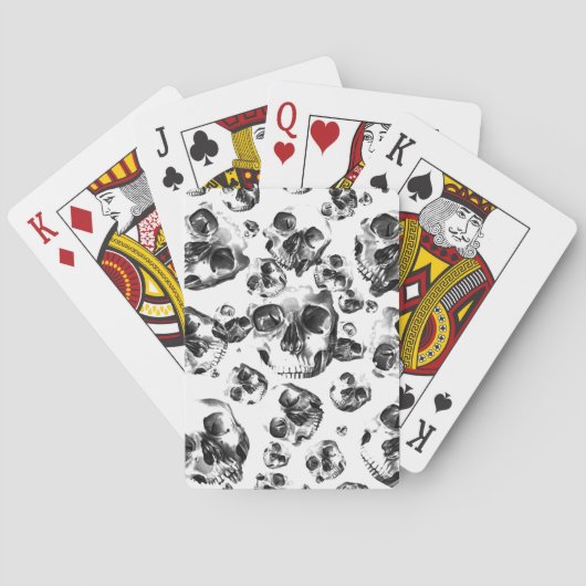Jeu De Cartes Skeleton Skull Art Pattern (dos)