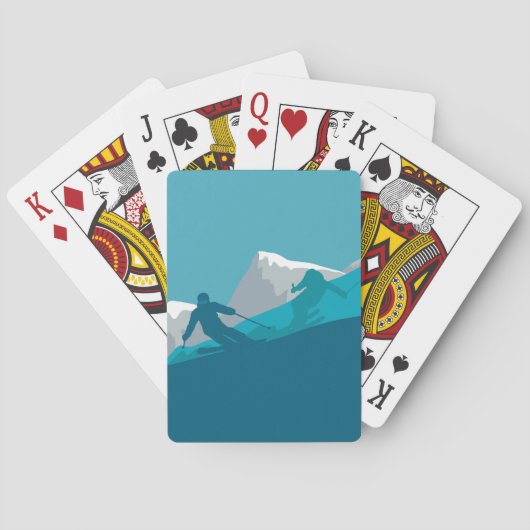 Jeu De Cartes Ski alpin (dos)