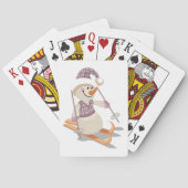 Jeu De Cartes Ski de neige (dos)