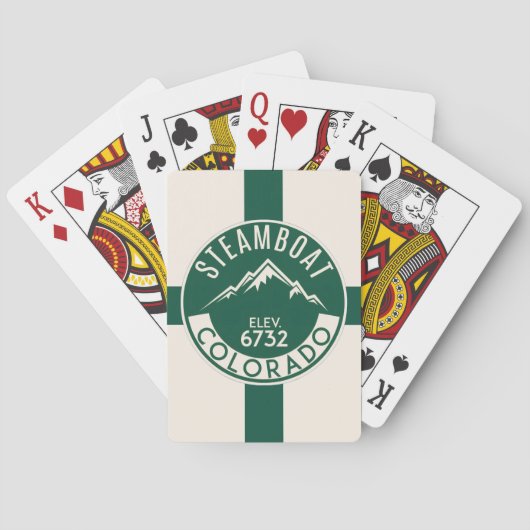 Jeu De Cartes Ski Steamboat Playing Cards (dos)