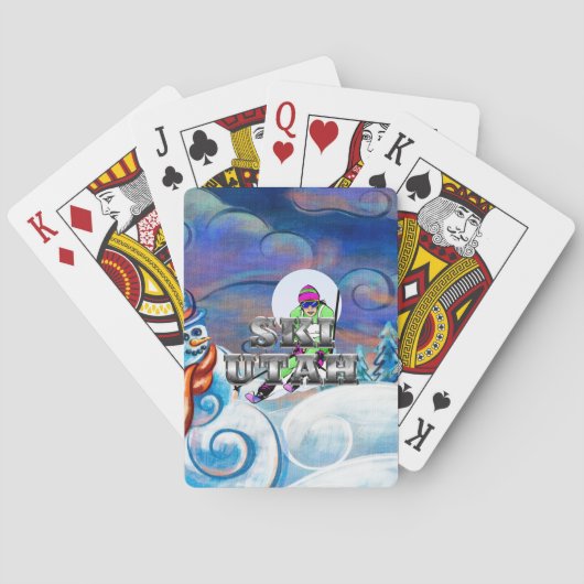 Jeu De Cartes Ski SUPÉRIEUR Utah (dos)