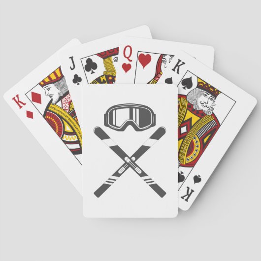Jeu De Cartes Ski traversé (dos)