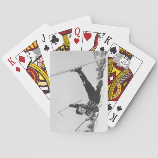 Jeu De Cartes Skieur 2 de femme (dos)