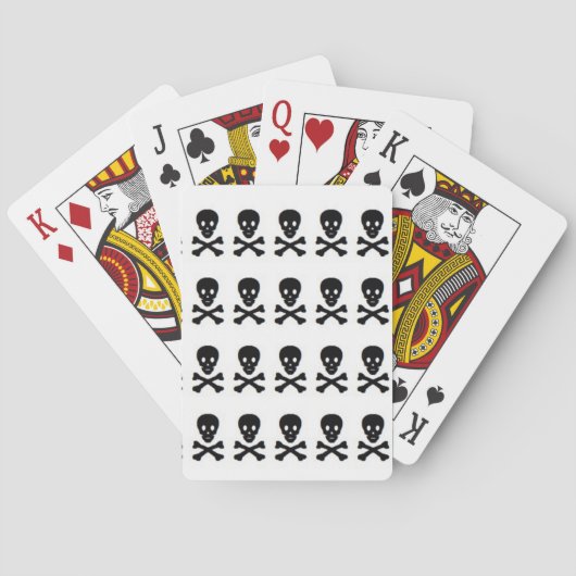 JEU DE CARTES SKULL AND CROSSBONES (dos)