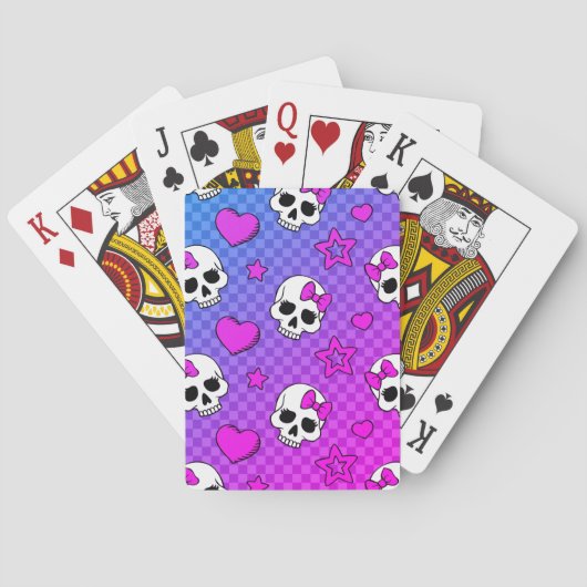 Jeu De Cartes Skully Pop Kawaii (dos)