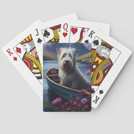 Jeu De Cartes Skye Terrier sur une pagaie : une aventure Pittore (dos)