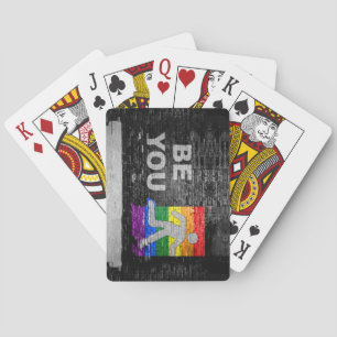 Jeu De Cartes SlipperyJoe's Be You black brick wall walk figu