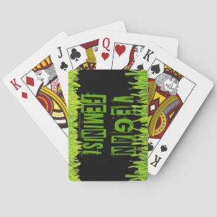 Jeu De Cartes SlipperyJoe's veganisme féministe attention-grabbi