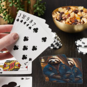 Jeu De Cartes Sloth Dans Sa Veste À Boire, (In Situ)
