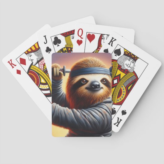 Jeu De Cartes Sloth Ninja (dos)