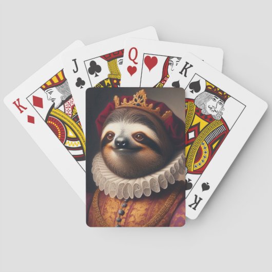 Jeu De Cartes Sloth Renaissance King (dos)
