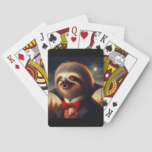 Jeu De Cartes Sloth Vampire (dos)