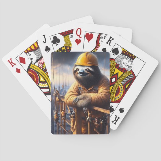 Jeu De Cartes Sloth Working the High Steel (dos)
