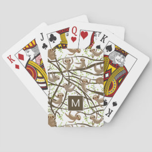 Jeu De Cartes Smiling Sloth Motif