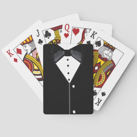 Jeu De Cartes Smoking noir (dos)