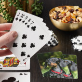 Jeu De Cartes Smooth-haired Miniature Dachshund 3 (In Situ)