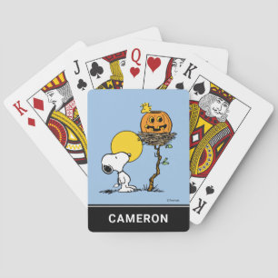 Jeu De Cartes Snoopy & Woodstock Jack O'Lantern Jouer des cartes
