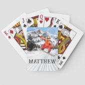 Jeu De Cartes Snowboard Snowboard Sports d'hiver (dos)