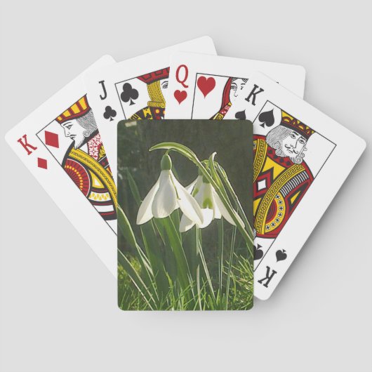Jeu De Cartes Snowdrops Sunlit Jouer aux cartes (dos)
