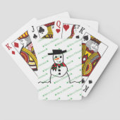 Jeu De Cartes Snowman (dos)