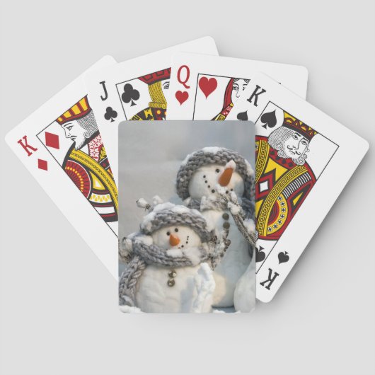 Jeu De Cartes Snowman (dos)