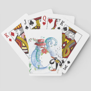 JEU DE CARTES SNOWMAN ET PENGUIN'S HITER SERENADE