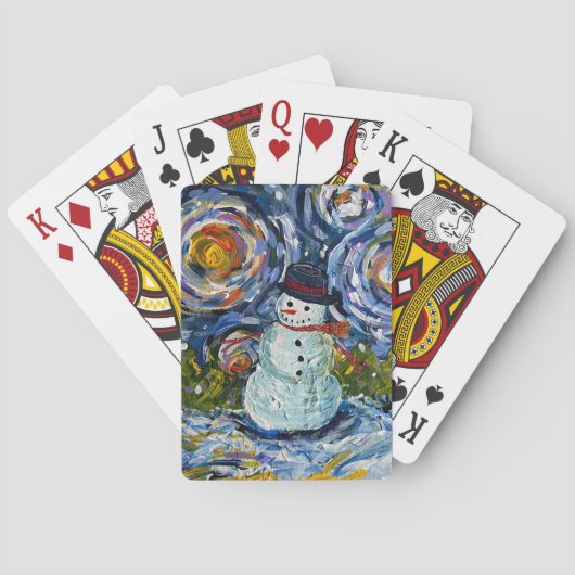 Jeu De Cartes Snowman Jouer Aux Cartes (dos)