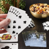 Jeu De Cartes Snowmobile Trail Birthday (In Situ)