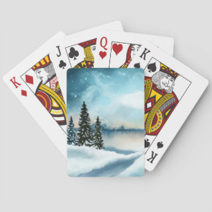 Jeu De Cartes Snowy pine