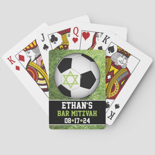 Jeu De Cartes Soccer Bar Mitzvah (dos)