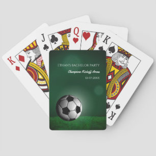 Jeu De Cartes Soccer vert Anniversaire / Bachelor Party