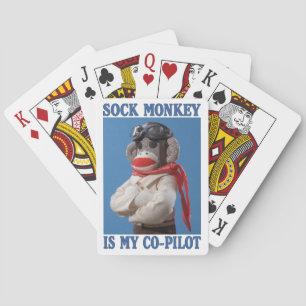 Jeu De Cartes Sock Monkey est mon co-pilote