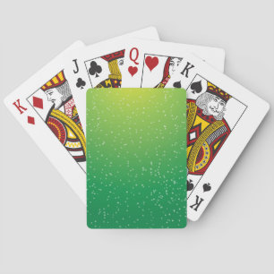 Jeu De Cartes Soda de chaux avec de minuscules bulles Art Arrièr