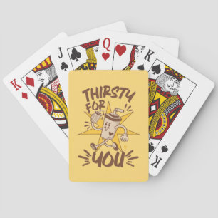 Jeu De Cartes Soif de vous drôle rétro blague romantique