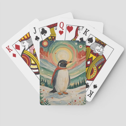Jeu De Cartes Soirée sur le flocon des neiges (dos)