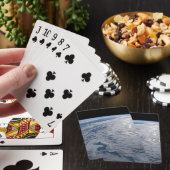 Jeu De Cartes Soleil Brillant Sur L'Océan Pacifique Sud. (In Situ)