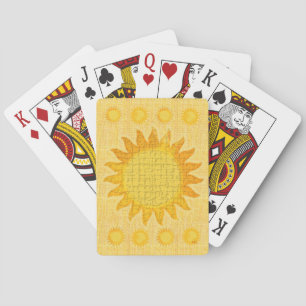 Jeu De Cartes Soleil Texturé Céleste
