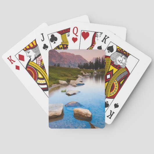 Jeu De Cartes Solitude de lac (dos)