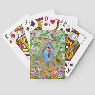 Jeu De Cartes Songbirds Lily Garden Birdhouse