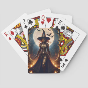Jeu De Cartes Sorcière de la forêt Steampunk Halloween
