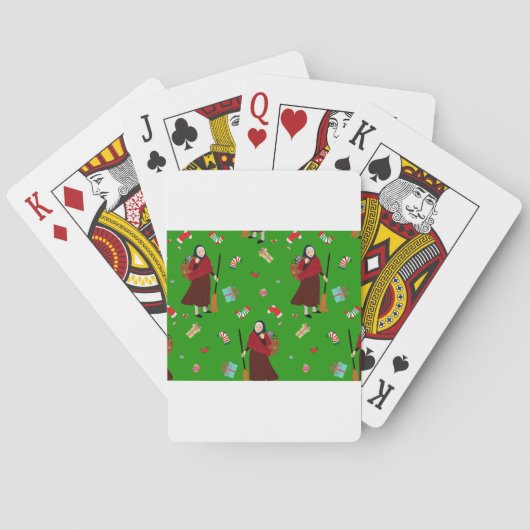 Jeu De Cartes sorcière de noël Befana (dos)