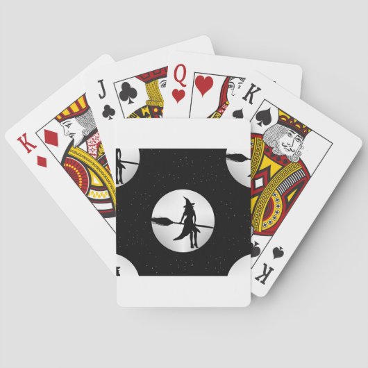 Jeu De Cartes sorcière d'halloween (dos)